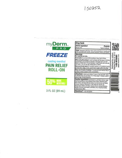 Myderm Freeze (Myderm Pro Freeze Cooling Menthol Is0252)